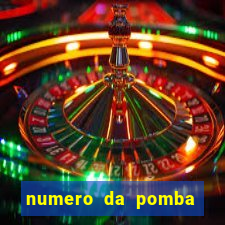 numero da pomba jogo do bicho